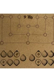 Moon Beavers 3 Taş ve 9 Taş Ahşap Eğitici Oyun - 1
