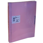 Bafix Tam Kapak Dosya Karton Pembe (50 li) - 1