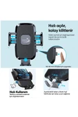 Farway Araç İçi Vantuzlu Premium Telefon Tutucu Cam ve Torpido İçin - 3