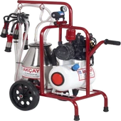 Tek Sağım Kuru Sistem  30 LT Krom Güğümlü  Süt Sağım Makinesi - 1