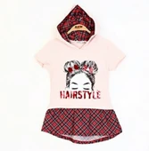 Toontoy Kız Çocuk Haırstyle Pul Palet Elbise - 5