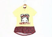 Toontoy Kız Çocuk Haırstyle Pul Palet Elbise - 1