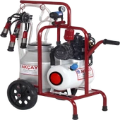 Tek Sağım Kuru Sistem 30 LT Alüminyum Güğümlü Süt Sağım Makinesi - 1