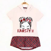 Toontoy Kız Çocuk Haırstyle Pul Palet Elbise - 7