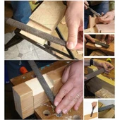 Ağaç Törpü Saplı Balık Sırtı 12 MM 40 CM - 4