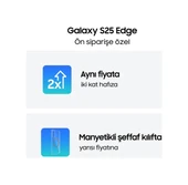 Samsung Galaxy S25 Edge 512 GB (Samsung Türkiye Garantili) Gümüş 512 GB thumbnail 7
