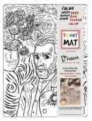 Funny Mat - Vıncent Van Gogh 30 X 40 Cm - 1