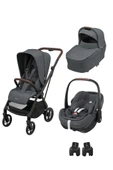 Maxi-Cosi Leona2 3 ü 1 Arada Seyahat Sistem Bebek Arabası Twillic Graphite - 1