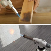 Kamp Gazı Yedek Kartuşu Çakmaklı Pürmüz 227 Gram Piknik Kamp Mangal Mutfak Ateş Tutuşturucu Seti - 3