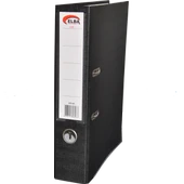 Elba Klasör Plastik Lüx Geniş Siyah (25 adet) - 1