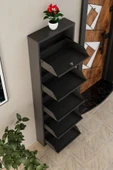 Evdemo Kilitli 5 Kapaklı Metal Ayakkabılık Antrasit - 7