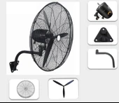 Ventus 30" Vantilatör Sanayi Tipi 150W Duvar Tipi - 4