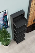 Evdemo 5 Kapaklı Metal Ayakkabılık Antrasit - 7