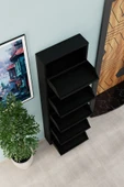 Evdemo 5 Kapaklı Metal Ayakkabılık Siyah - 7