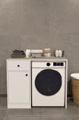 Evdemo Sena Çamaşır Makinesi Dolabı Beyaz - 2