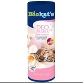 Biokats Deo Pearls Bebek Pudralı Koku Giderici Kedi Kumu Parfümü 700 Gr - 1