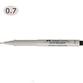 Faber-Castell Çizim Kalemi Ecco Pigment 0.7 MM Siyah(10 adet) - 1