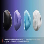 SteelSeries Rival 3 Wireless Gen 2 Gaming Mouse - 2.4GHz ve Bluetooth Bağlantı - Lila - 7