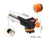 Kamp Gazı Yedek Kartuşu Çakmaklı Pürmüz 227 Gram Piknik Kamp Mangal Mutfak Ateş Tutuşturucu 2+1 Set thumbnail 5