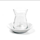 Güral Porselen Acem 6'lı Çay Tabağı Seti - 3