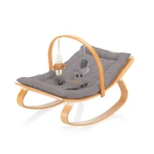 Wellgro Natura Ahşap Sallanan Ana Kucağı, Gri thumbnail 1