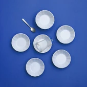 Güral Porselen Acem 6'lı Çay Tabağı Seti - 2