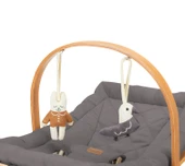 Wellgro Natura Ahşap Sallanan Ana Kucağı, Gri thumbnail 2