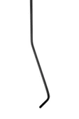 safi 34 cm 5 mm Çap Sağlı Sollu Çift Kıvrımlı Sol Boyasız Göçük Düzeltme Çubuğu - S7-08, PDR Çubuk - 2