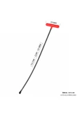 Safi Grup 72 cm 10 mm Çap Levye Uçlu Kobra Boyasız Göçük Düzeltme Çubuk Seti, PDR Çubuk - S13-02 - 1