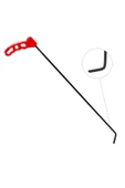 safi 60 cm 8 mm Çap Sustalı Sağ Sol Yassı Çubuk, Boyasız Göçük Düzeltme Çubuğu, PDR Çubuk - S10-05 - 2