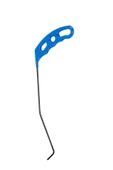 safi 27 cm 4 mm Çap Sağlı Sollu Çift Kıvrımlı Sol Boyasız Göçük Düzeltme Çubuğu - S7-07, PDR Çubuk - 1