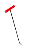 safi 60 cm 8 mm Çap Tek Kıvrımlı Sivri Uçlu Boyasız Göçük Düzeltme Çubuğu - S4-04, PDR Çubuk - 1