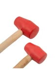safi 31 cm Tahta Saplı Kauçuk Başlıklı Büyük Boy Tokmak, Boyasız Göçük Düzeltme Tokmağı, PDR Tokmak - 2