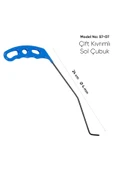 safi 27 cm 4 mm Çap Sağlı Sollu Çift Kıvrımlı Sol Boyasız Göçük Düzeltme Çubuğu - S7-07, PDR Çubuk - 3