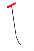 safi 70 cm 10 mm Çap Çift Kıvrımlı Yassı Uçlu Boyasız Göçük Düzeltme Çubuğu - S3-05, PDR Çubuk - 1