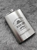 İsme Özel Kral Babam 9 Oz  Çelik Cep Matarası 266 Ml İçecek Cep Matarası Babaya Hediye - 6