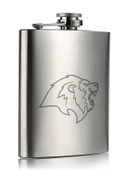 Aslan Temalı 9 Oz Paslanmaz Çelik Cep Matarası 266 Ml İçecek Cep Matarası - 6