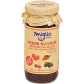 Yenigün Şekersiz Dört Meyve Reçeli 290 gr - 1