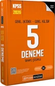 2026 KPSS Genel Yetenek Genel Kültür Tamamı Çözümlü 5 Deneme Pegem Yayınları - 1