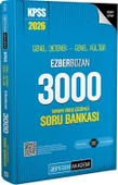 2026 KPSS Genel Yetenek Genel Kültür Ezberbozan 3000 Tamamı Video Çözümlü Soru Bankası Pegem - 1