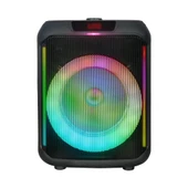 Zore GD-907 Dijital LED Göstergeli FM Radyolu Mikrofonlu RGB TWS 8 inç Stereo Bass Kablosuz Karaoke Hoparlör - 6