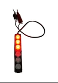 Polis Çakar IP65 3030SMD Kırmızı Mavi Flaş Strobe Işıklar Aydınlatma Oto Araba Motor LED Dc 12V 6W 220-240LM 6 Göz Led 2 Renk 136x20mm - 2