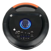 Zore GD-2402 Dijital LED Göstergeli FM Radyolu Mikrofonlu RGB TWS Çift 4 inç Stereo Bass Kablosuz Karaoke Hoparlör - 8