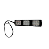 Polis çakar IP65 2835SMD Kırmızı Mavi Sarı Flaş Strobe Işıklar Aydınlatma oto araba motor 200LM LED DC 12V 9W 18 Göz Led 3 Renk 155-26MM - 9