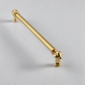 Defne Metal Gold Altın Kulp 224 mm Mobilya Çekmece Mutfak Dolabı Dolap Kapak Kulpları Kulb Kulpu - 6