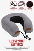 Lux Ortopedik Seyahat Yastığı Visco Boyun Destekli Seyahat Yastığı - Gri | Ergo Travel thumbnail 2