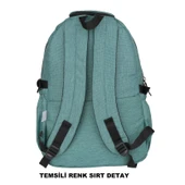 Relaxion Su Geçirmez Çok Gözlü Okul Sırt Çantası Bordo 2056 - 4