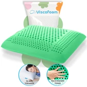Air Terapi Hava Kanallı Ortopedik Yastık Visco Yastık Yeşil 60x40x16cm - 1