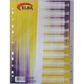 Bafix Seperatör 1-10 Rakamlı Plastik A4 - 1