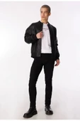 % 100 Pamuk Bisiklet Yaka Relaxed Fit T Shirt Erkek T Shirt A2082 - 3